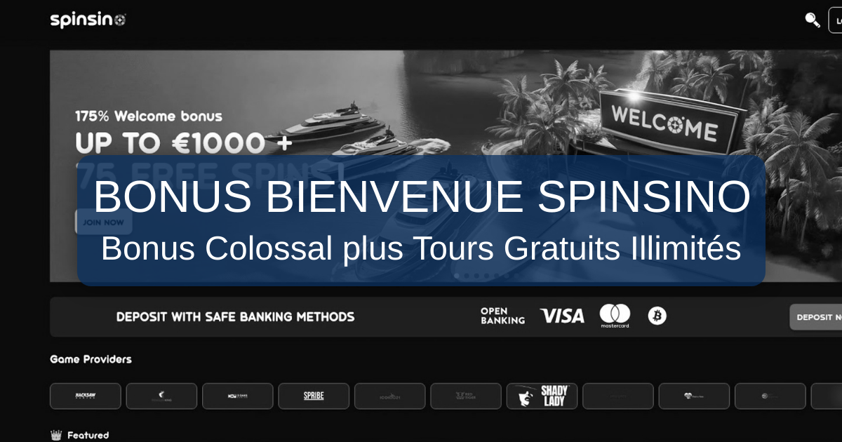 Spinsino Casino welcome bonus