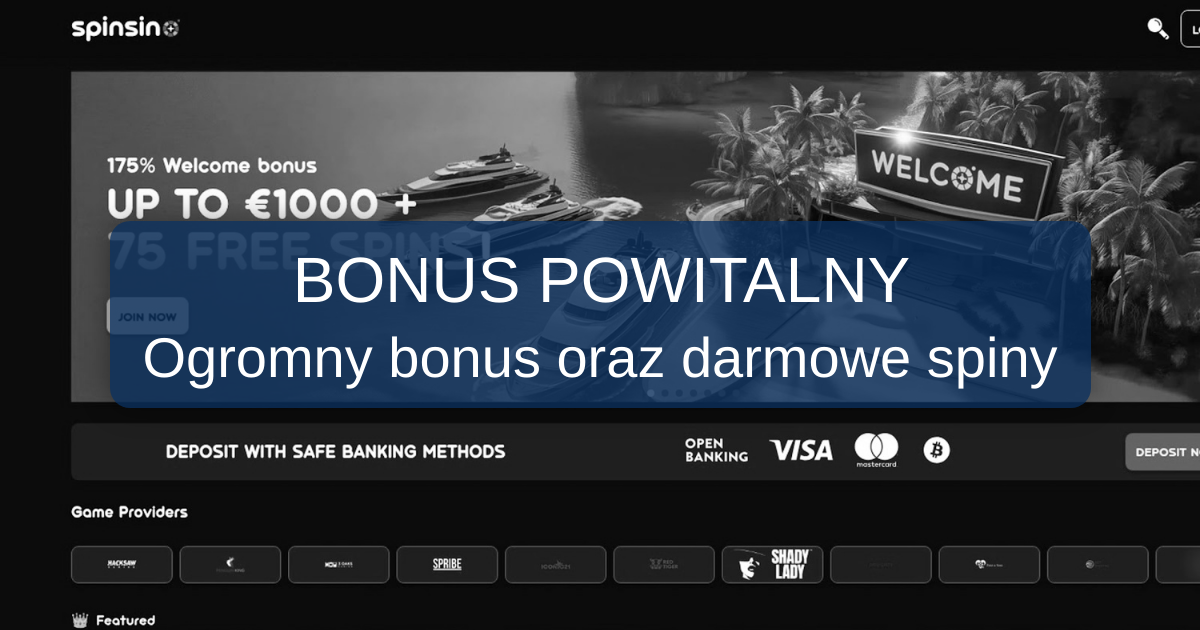 Spinsino Casino welcome bonus